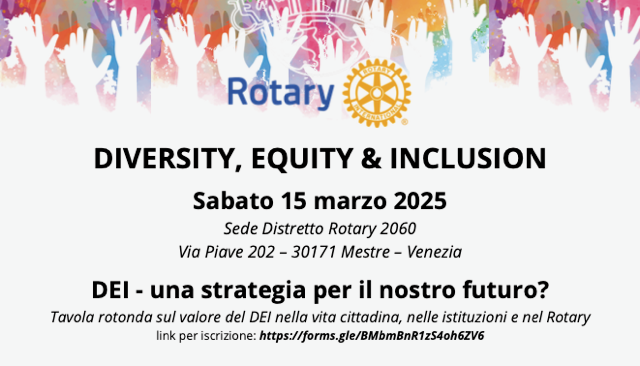 Distretto 2060: DEI - UNA STRATEGIA PER IL NOSTRO FUTURO